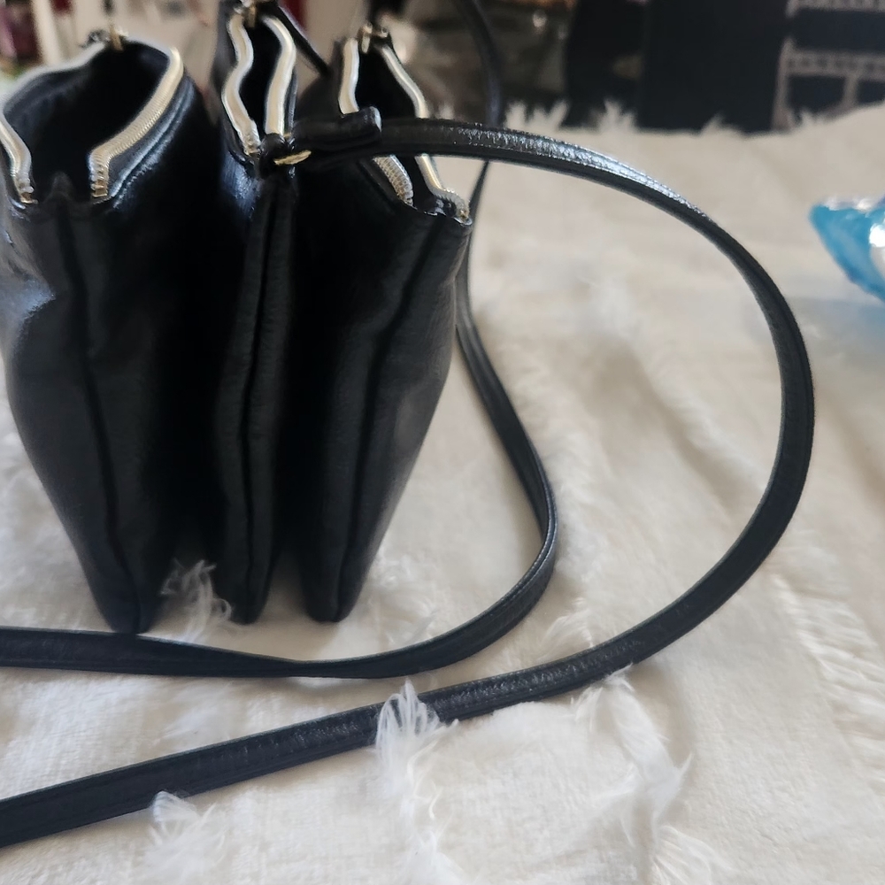 Black Small Leather Purses With Multiple Compartm… - image 8